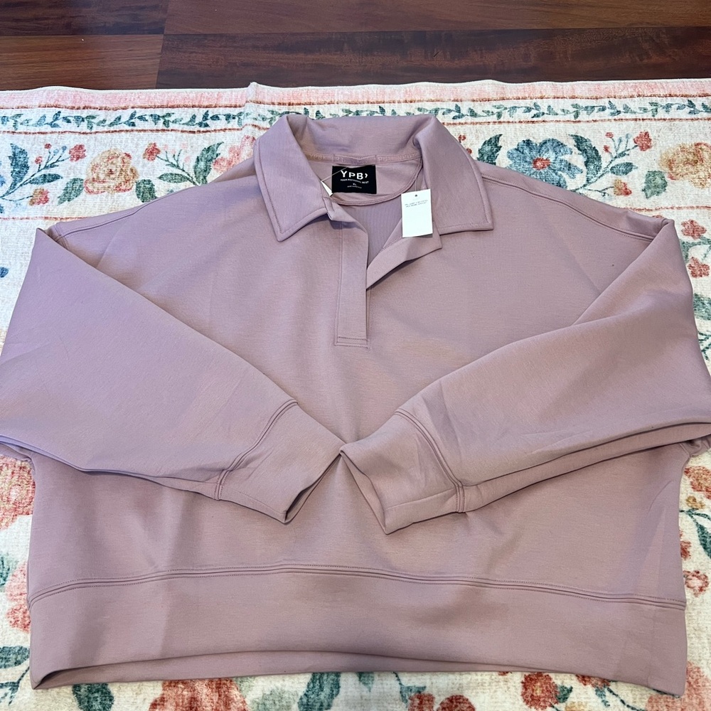 Abercrombie & Fitch YPB workout scuba sweatshirt. Size xl